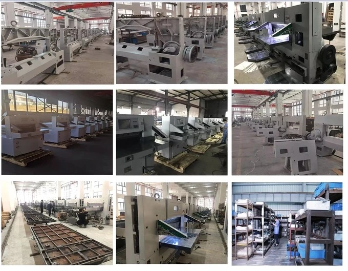 Mesin Pemotong Kertas Guillotine Otomatis / Lini Produksi 45 Siklus/mnt 7