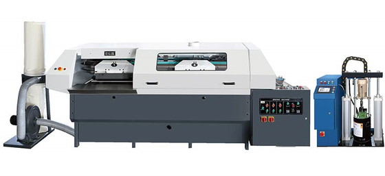 Mesin High Speed 4 Clamp PUR Book Binding Machine dengan pengaturan otomatis dan pengontrol PLC