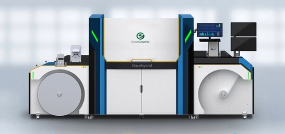 60m / Min 330mm Roll to Roll Digital Label UV Inkjet Printing Machine