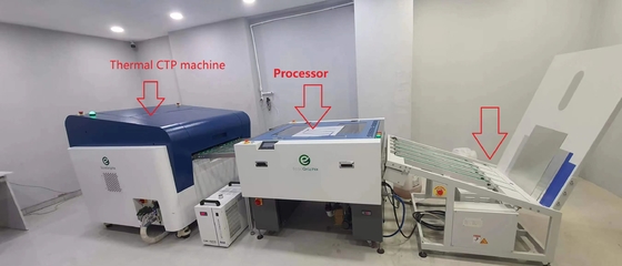 Sistem Prepress Cetak Offset Otomatis Ukuran A2 Dengan Mesin Thermal CTP