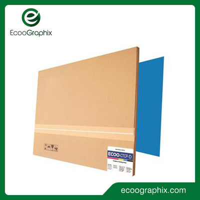 Plat Pencetakan Offset CTP Positif Lembar Ganda dengan 200K Printer Unbaked dan Sensitivitas Spektral 405nm