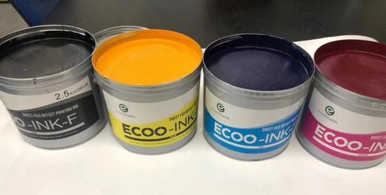 Tinta Offset Sheet-Fed Untuk Mesin Cetak Offset Cepat Kering Gloss Tinggi