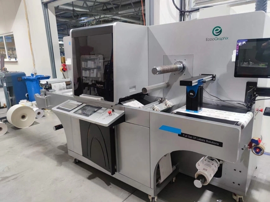 Mesin Pencetakan Label Digital Untuk Roll To Roll Label Foil Stamping Dan Varnishing