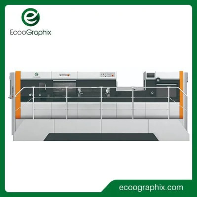 Platen Paper Foil Stamping Die Cutting Machine Dengan Stripping