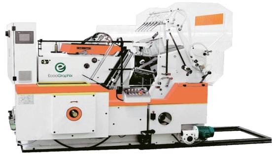 Mesin Pemotong Mati Stamping Foil Otomatis Rotary 750 X 560mm
