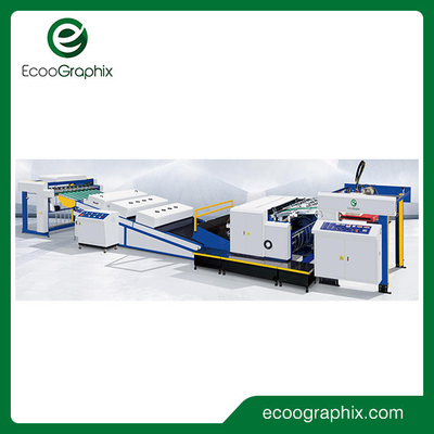UV Glazing Coating Machine Spot Dan Keseluruhan Kecepatan Tinggi Untuk Kertas