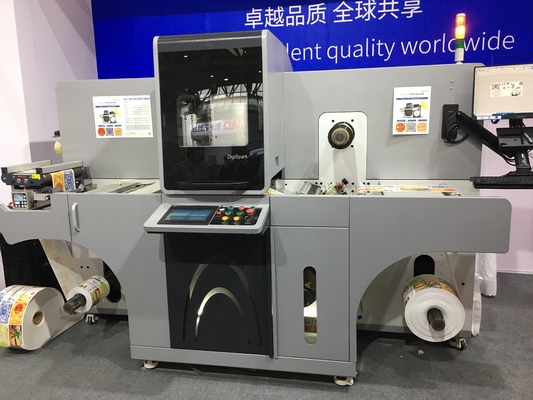 Mesin Digital Foil Stamping Dan Varnishing Label Enhancement 6m/Min - 30m/Min