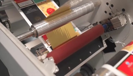 Mesin Digital Foil Stamping Dan Varnishing Label Enhancement 6m/Min - 30m/Min