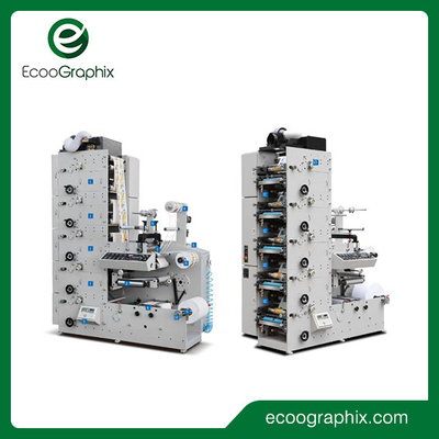 Mesin Cetak Label UV Flexographic Otomatis 60m/Min 6 Warna