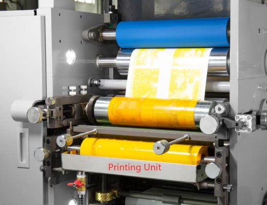 Label Kertas Termal Perekat Otomatis Mesin Cetak Flexo 60m / mnt