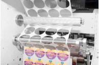 Mesin Pemotong Mati Label Digital 330mm dengan Slitting Sheeting dan Laminating