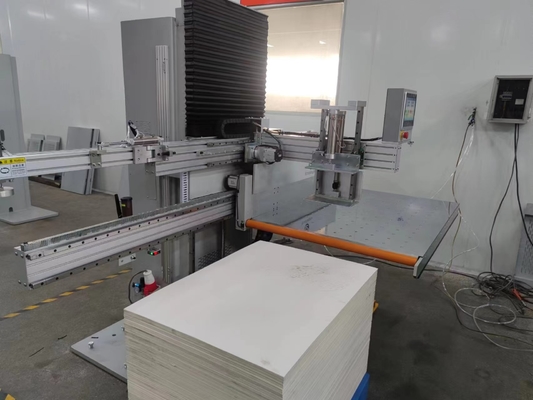 Kontrol PLC Mesin Pemuatan Kertas Rel Ganda Dengan Platform Paduan Aluminium