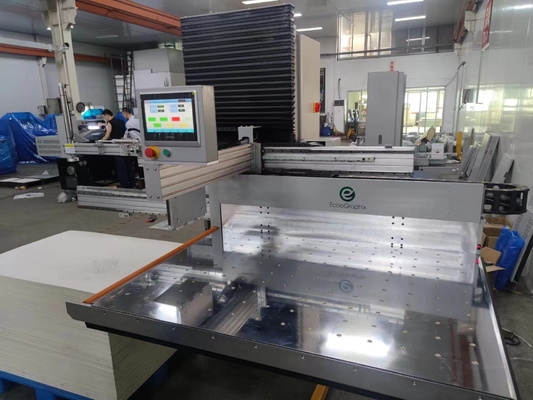 Kontrol PLC Mesin Pemuatan Kertas Rel Ganda Dengan Platform Paduan Aluminium
