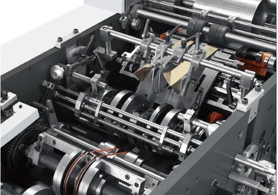 180-350gsm lembar persegi bawah tas kertas belanja membentuk mesin dengan lubang pegangan