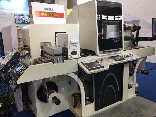 Label Digital Hiasan Printer Digital Inkjet dengan UV Varnish dan Foil Stamping