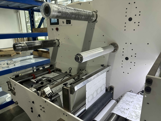 Intelligent Digital Roll To Roll Label Cutting Dan Rewinding Machine
