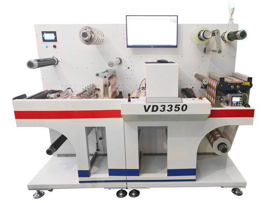 Mesin Pengupasan Label Digital Die Cutter Kecepatan Tinggi VD3350