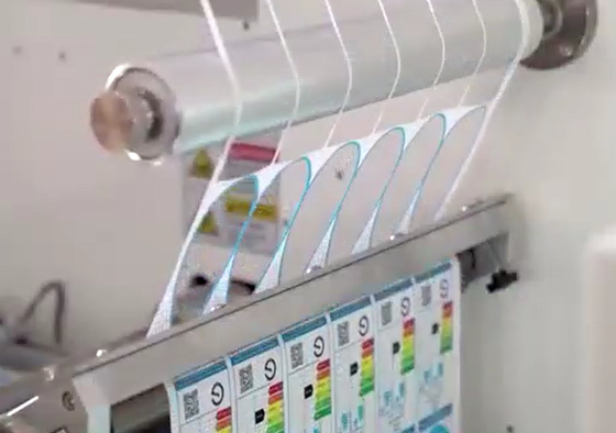 Mesin Pengupasan Label Digital Die Cutter Kecepatan Tinggi VD3350