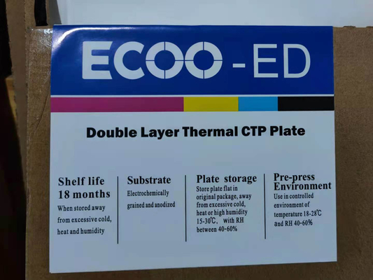 Double Layer Thermal CTP Plate Offset Printing Aluminium Sensitivitas Tinggi
