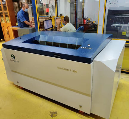 Mesin Pembuat Pelat CTP Termal Drum Eksternal Pemuatan Pelat Semi Otomatis 2400dpi Platesetter CTP Termal