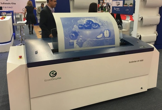 UV-800A F/S/E Mesin CTP Termal Percetakan Offset Otomatis Online