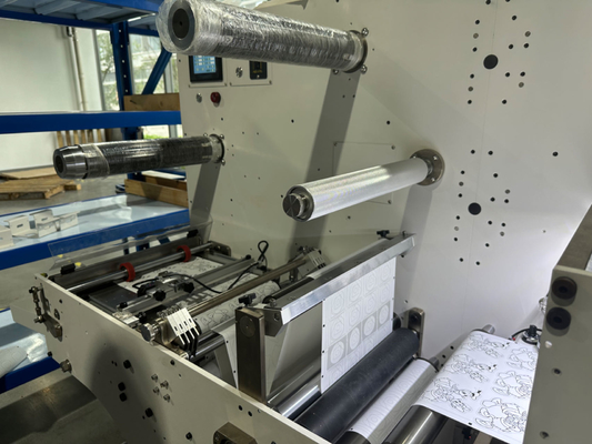 Label Digital Die Cutter Mesin Slitting Dan Rewinding Kecepatan Tinggi