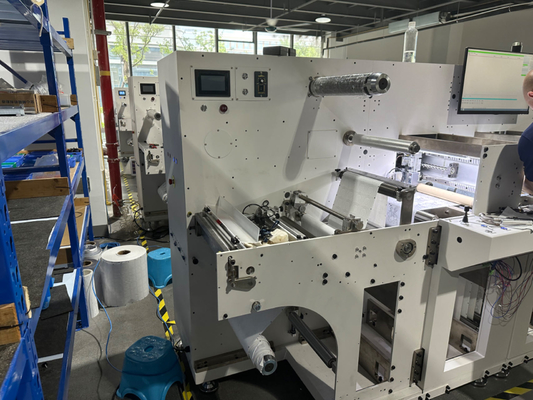 Label Digital Die Cutter Mesin Slitting Dan Rewinding Kecepatan Tinggi