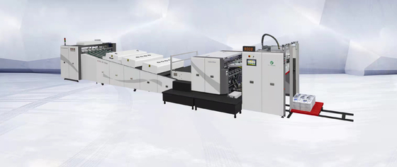 44 Kw 1060mm Format Spot UV Varnish Machine Kecepatan Tinggi Dengan Anilox