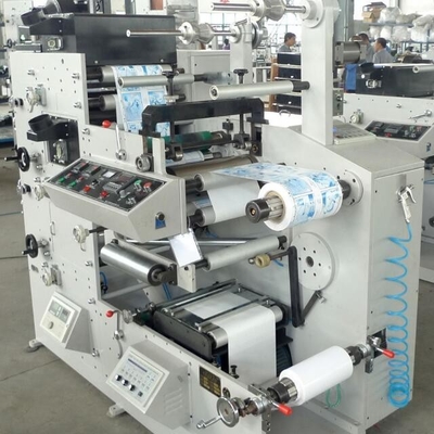 Roller Automatic Flexo Label Printer 23 Motor Servo Independen