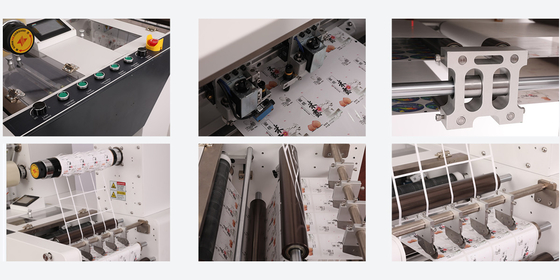 330mm Roll Label Digital Die Cutter dengan Slitter dan Laminasi