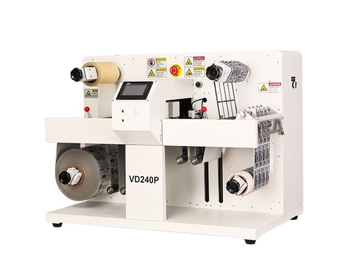 Desktop Ukuran kecil Sampel Digital Die Cutter 240mm Label Roll