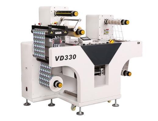 330mm Roll Label Digital Die Cutter dengan Slitter dan Laminasi