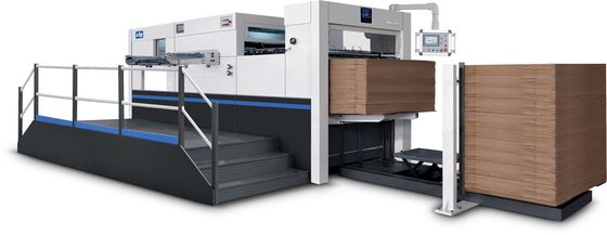 Mesin stamping dan die cutting foil sheet kertas 1500mm