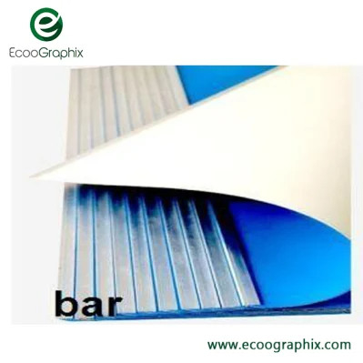 0.9-1.1μm Kompresif Offset Printing Rubber Blanket 80 Shore A