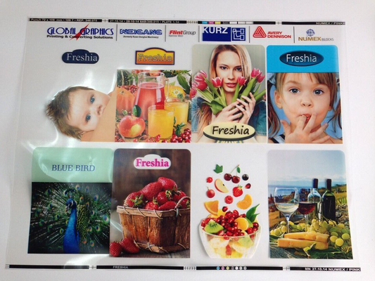 Mesin Pencetakan Label Tinta UV Flexografi Otomatis Format Kecil