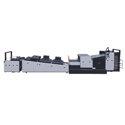 Otomatis Kecepatan Tinggi Spot Dan Overall UV Coating Machine Untuk Format Kecil