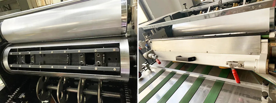 Otomatis Kecepatan Tinggi Spot Dan Overall UV Coating Machine Untuk Format Kecil