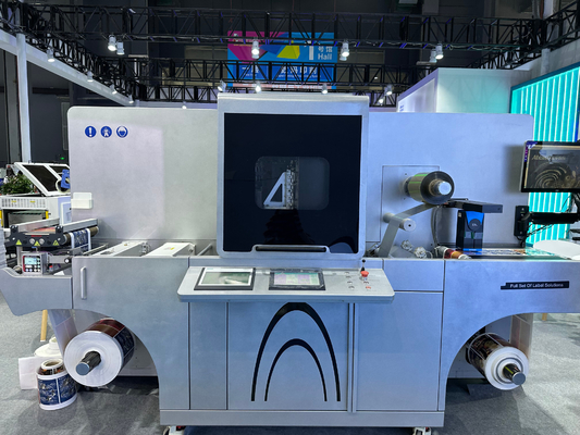Roll To Roll Mesin Pencetakan Label Digital Untuk Stamping Foil Dan Lak