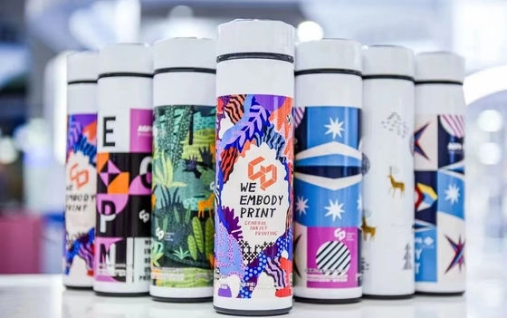 Label Smart UV Inkjet Cmyk Full Color Mesin Pencetakan Label Digital