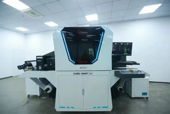 Pencetak Inkjet Label Digital Full-Color Roll To Roll