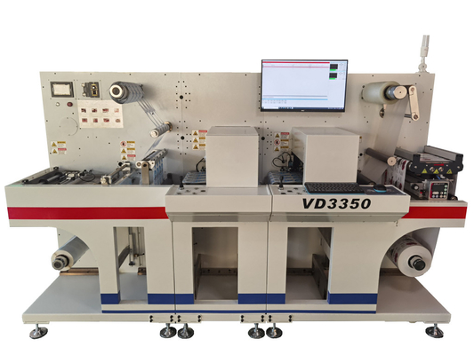 Roll To Roll Dua Kecepatan Digital Die Cutting Machine