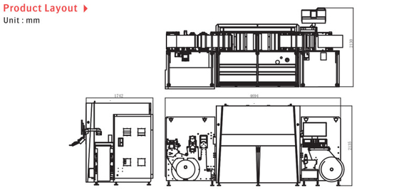 Printer Label Digital Inkjet Precision Roll To Roll