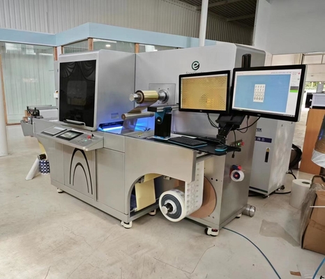 Varnishing Dan Cold Foil Stamping Mesin Penambah Pencetakan Inkjet Digital