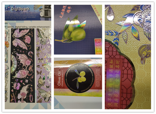 Mesin Pencetakan Label Digital Roll To Roll Foil Stamping Dan Varnishing