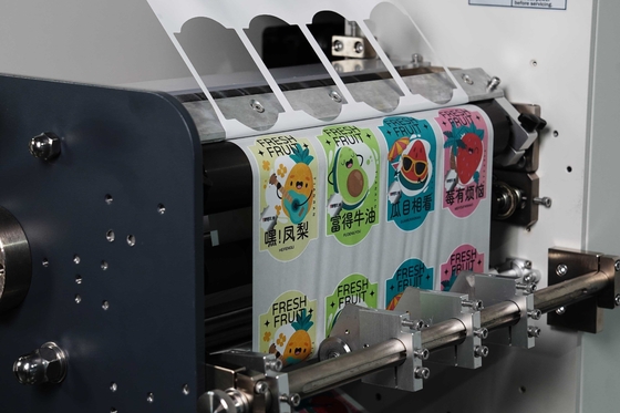 320mm Lebar Digital Roll To Roll Label Die-Cutter Mesin
