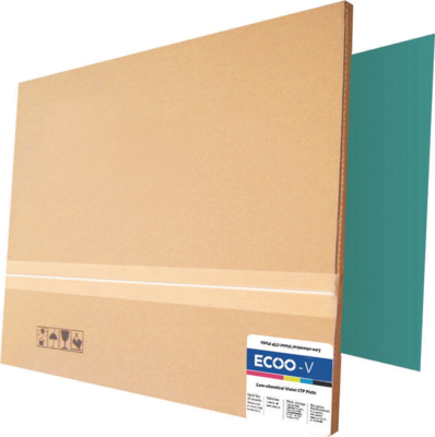 Low Chemistry Violet CTP Plate 1320mm Lebar untuk Pencetakan Koran