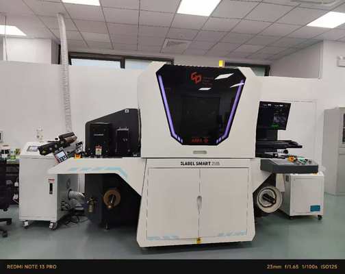 216mm Digital Label UV Press dengan 1200*600 dpi Resolusi dan 10m/min - 75m/min Kecepatan Pencetakan
