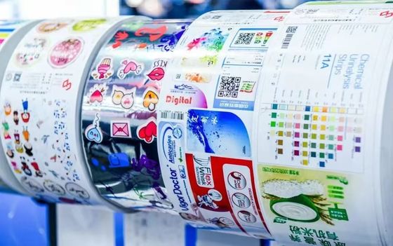 216mm Digital Label UV Press dengan 1200*600 dpi Resolusi dan 10m/min - 75m/min Kecepatan Pencetakan