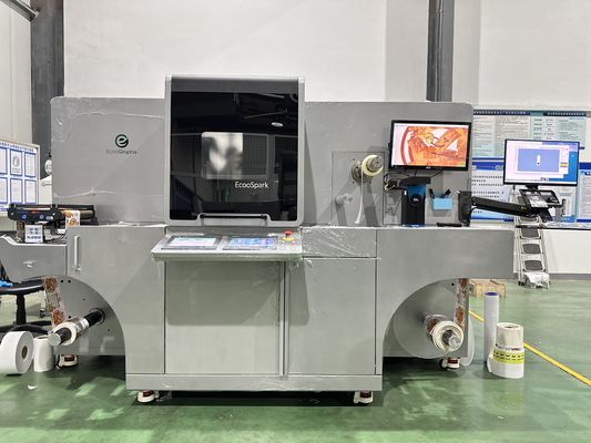 Label Digital Embellishment Machine dengan Max. 60 m/menit Kecepatan 360 * 360 dpi Resolusi dan 10-150 micro Lapisan Lapisan Ketebalan