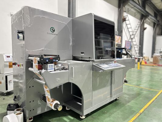 Label Digital Embellishment Machine dengan Max. 60 m/menit Kecepatan 360 * 360 dpi Resolusi dan 10-150 micro Lapisan Lapisan Ketebalan